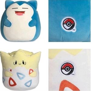Togepi & Snorlax Set Squishmallows 12 Inch Pokemon Center Exclusive - Brand New